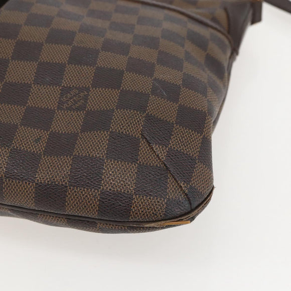 LOUIS VUITTON Damier Ebene Bloomsbury PM Shoulder Bag N42251 LV Auth 160024