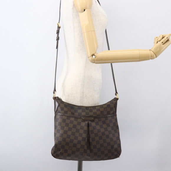 LOUIS VUITTON Damier Ebene Bloomsbury PM Shoulder Bag N42251 LV Auth 160024