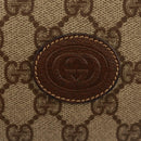 GUCCI GG Supreme Clutch Bag PVC Beige 014 122 6063 Auth 160030V-17