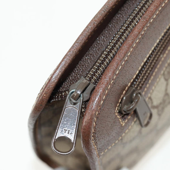 GUCCI GG Supreme Clutch Bag PVC Beige 014 122 6063 Auth 160030V