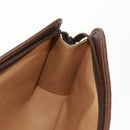 GUCCI GG Supreme Clutch Bag PVC Beige 014 122 6063 Auth 160030V-20