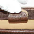 GUCCI GG Supreme Clutch Bag PVC Beige 014 122 6063 Auth 160030V-11