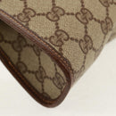 GUCCI GG Supreme Clutch Bag PVC Beige 014 122 6063 Auth 160030V-7