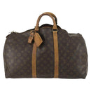 LOUIS VUITTON Monogram Keepall 50 Boston Bag M41426 LV Auth 160039-13