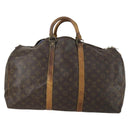 LOUIS VUITTON Monogram Keepall 50 Boston Bag M41426 LV Auth 160039-2