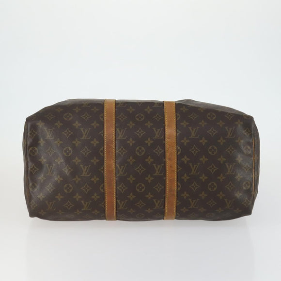 LOUIS VUITTON Monogram Keepall 50 Boston Bag M41426 LV Auth 160039