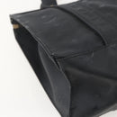 MCM Logogram Vicetos Tote Bag PVC Black Gold Auth 160044-14