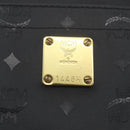MCM Logogram Vicetos Tote Bag PVC Black Gold Auth 160044-12
