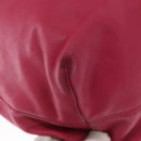 LOEWE Hand Bag Leather Pink Silver Auth 160047-15