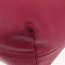 LOEWE Hand Bag Leather Pink Silver Auth 160047-16