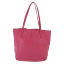 LOEWE Hand Bag Leather Pink Silver Auth 160047-2