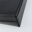 Salvatore Ferragamo Hand Bag Leather Black Gold Auth 160052-13