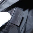 GUCCI GG Canvas Shoulder Bag Black Gold 92699 Auth 160053-16