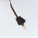FENDI Zucca Canvas Hand Bag Brown Black Auth 160054-13