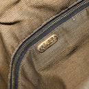 FENDI Zucca Canvas Hand Bag Brown Black Auth 160054-17