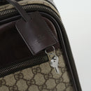 GUCCI GG Supreme Suitcase PVC Beige Silver 101678 Auth 160065-10