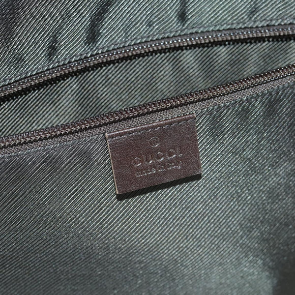 GUCCI GG Supreme Suitcase PVC Beige Silver 101678 Auth 160065