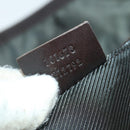 GUCCI GG Supreme Suitcase PVC Beige Silver 101678 Auth 160065-12