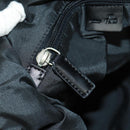 FENDI Pecan Canvas Shoulder Bag Black Brown Auth 160066-23