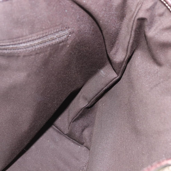 GUCCI GG Canvas Pretty Tote Bag Web Sherry Line Beige Gold 181779 Auth 160067