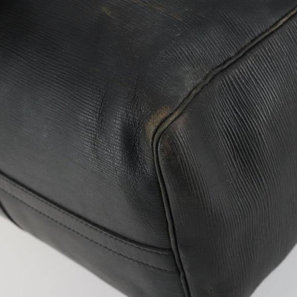 LOUIS VUITTON Epi Keepall 50 Boston Bag Black M42962 LV Auth 160071