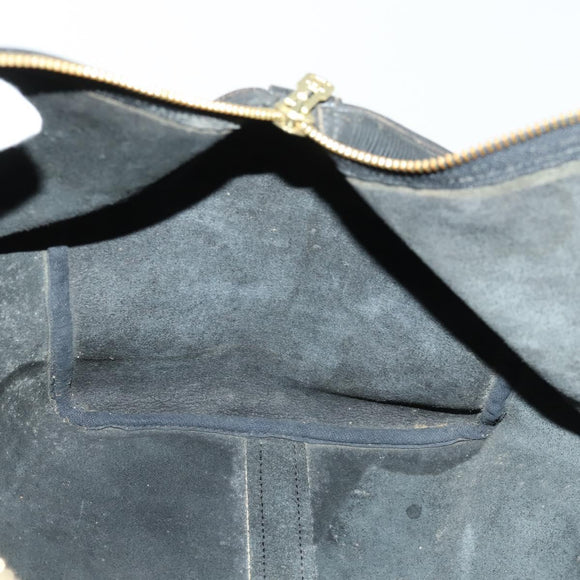 LOUIS VUITTON Epi Keepall 50 Boston Bag Black M42962 LV Auth 160071