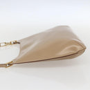 Salvatore Ferragamo Shoulder Bag Leather Beige Gold Auth 160072-3