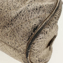 CHANEL Matelasse Hand Bag Leather Champagne Gold CC Auth 160074-11