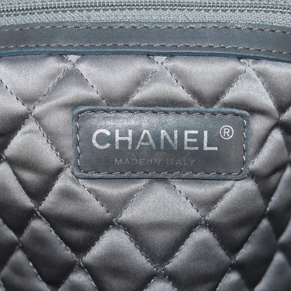 CHANEL Matelassé Handtasche Leder Champagner Gold CC Auth 160074