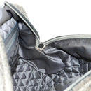 CHANEL Matelassé Handtasche Leder Champagner Gold CC Auth 160074-19