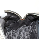 CHANEL Matelasse Hand Bag Leather Champagne Gold CC Auth 160074-18