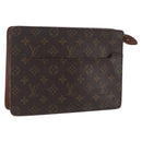 LOUIS VUITTON Monogram Pochette Homme Clutch Bag M51795 LV Auth 160077-1