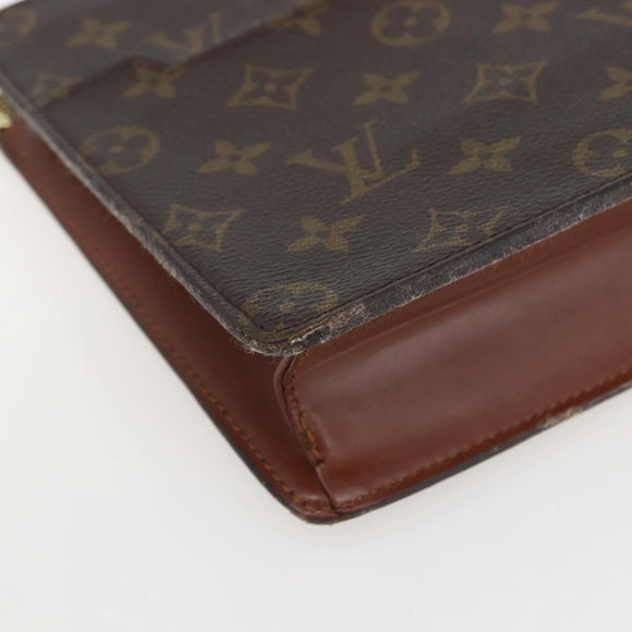 LOUIS VUITTON Monogram Pochette Homme Clutch Bag M51795 LV Auth 160077