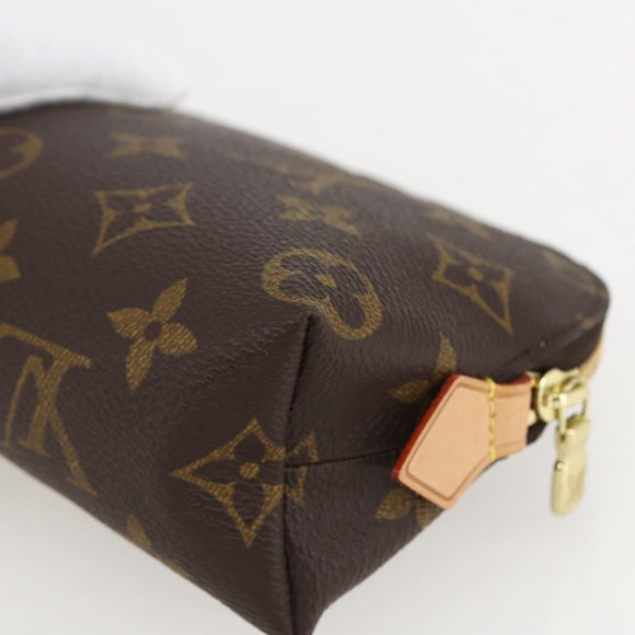 LOUIS VUITTON Monogram Pochette Cosmetic PM Pouch M43998 LV Auth 160080
