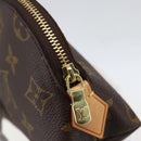 LOUIS VUITTON Monogram Pochette Cosmetic PM Pouch M43998 LV Auth 160080-8