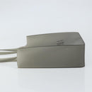 CHANEL Tote Bag Rubber Gray CC Auth 160082-4