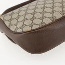 GUCCI GG Supreme Web Sherry Line Bag PVC Beige Gold 22 001 4159 Auth 160089-13