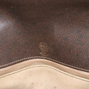 GUCCI GG Supreme Web Sherry Line Bag PVC Beige Gold 22 001 4159 Auth 160089-14