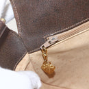 GUCCI GG Supreme Web Sherry Line Bag PVC Beige Gold 22 001 4159 Auth 160089-15