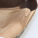 GUCCI GG Supreme Web Sherry Line Bag PVC Beige Gold 22 001 4159 Auth 160089-17