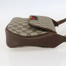 GUCCI GG Supreme Web Sherry Line Bag PVC Beige Gold 22 001 4159 Auth 160089-5