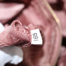 PRADA Ribbon Hand Bag Nylon Black Silver Auth 160092-12