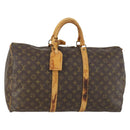 LOUIS VUITTON Monogram Keepall 50 Boston Bag M41426 LV Auth 160094-1