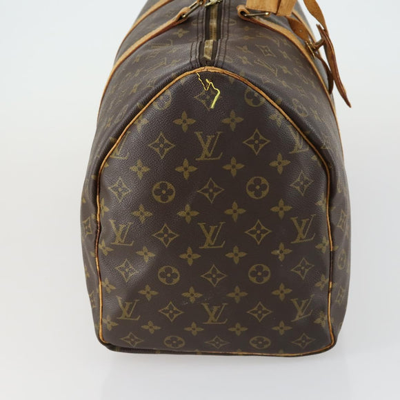 LOUIS VUITTON Monogram Keepall 50 Boston Bag M41426 LV Auth 160094