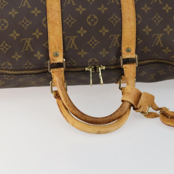 LOUIS VUITTON Monogram Keepall 50 Boston Bag M41426 LV Auth 160094