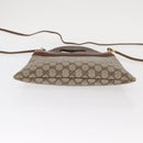 GUCCI GG Supreme Web Sherry Line Hand Bag PVC 2way Beige Gold Auth 160097-11