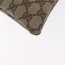 GUCCI GG Supreme Web Sherry Line Hand Bag PVC 2way Beige Gold Auth 160097-15