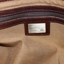 FENDI Hand Bag Zucca Canvas Black Brown Auth 160098-14