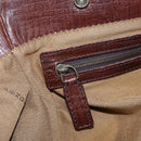 FENDI Hand Bag Zucca Canvas Black Brown Auth 160098-15