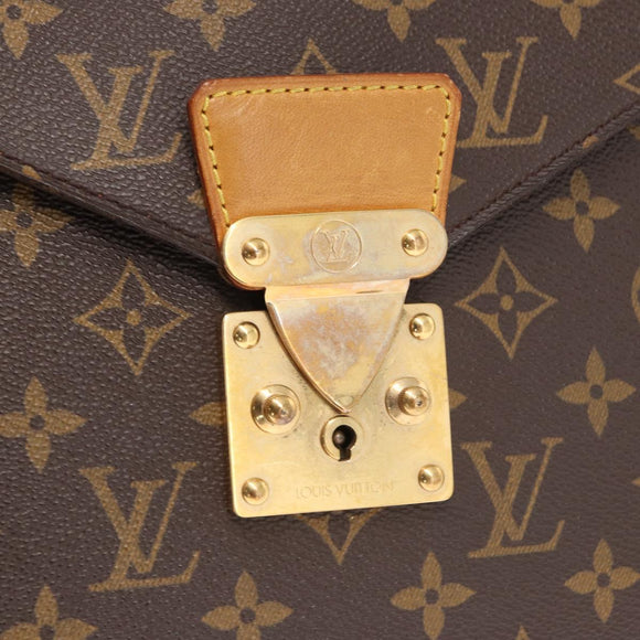 LOUIS VUITTON Monogram Serviette Conseiller Briefcase M53331 LV Auth 160113
